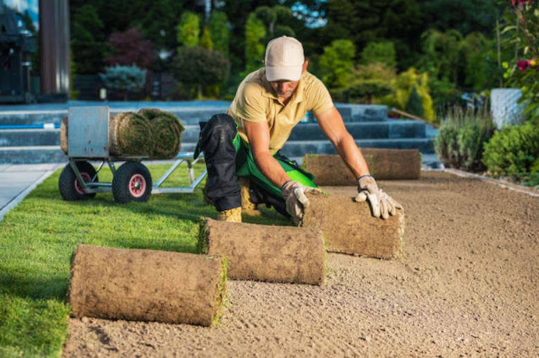 Rasenplanung, saisonale Rasenpflege, Grünpflege, professionelle Rasenpflege, Gartenpflege, Grünkonzept Brandenburg